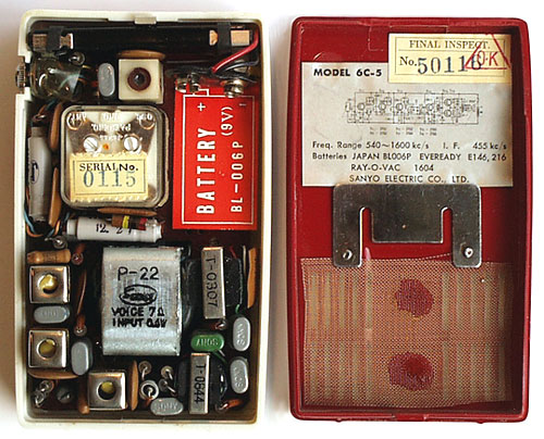 Sanyo 6C-5 - insides