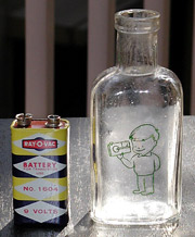 Engraved bottle