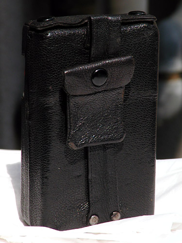 TR-65 leather case - rear